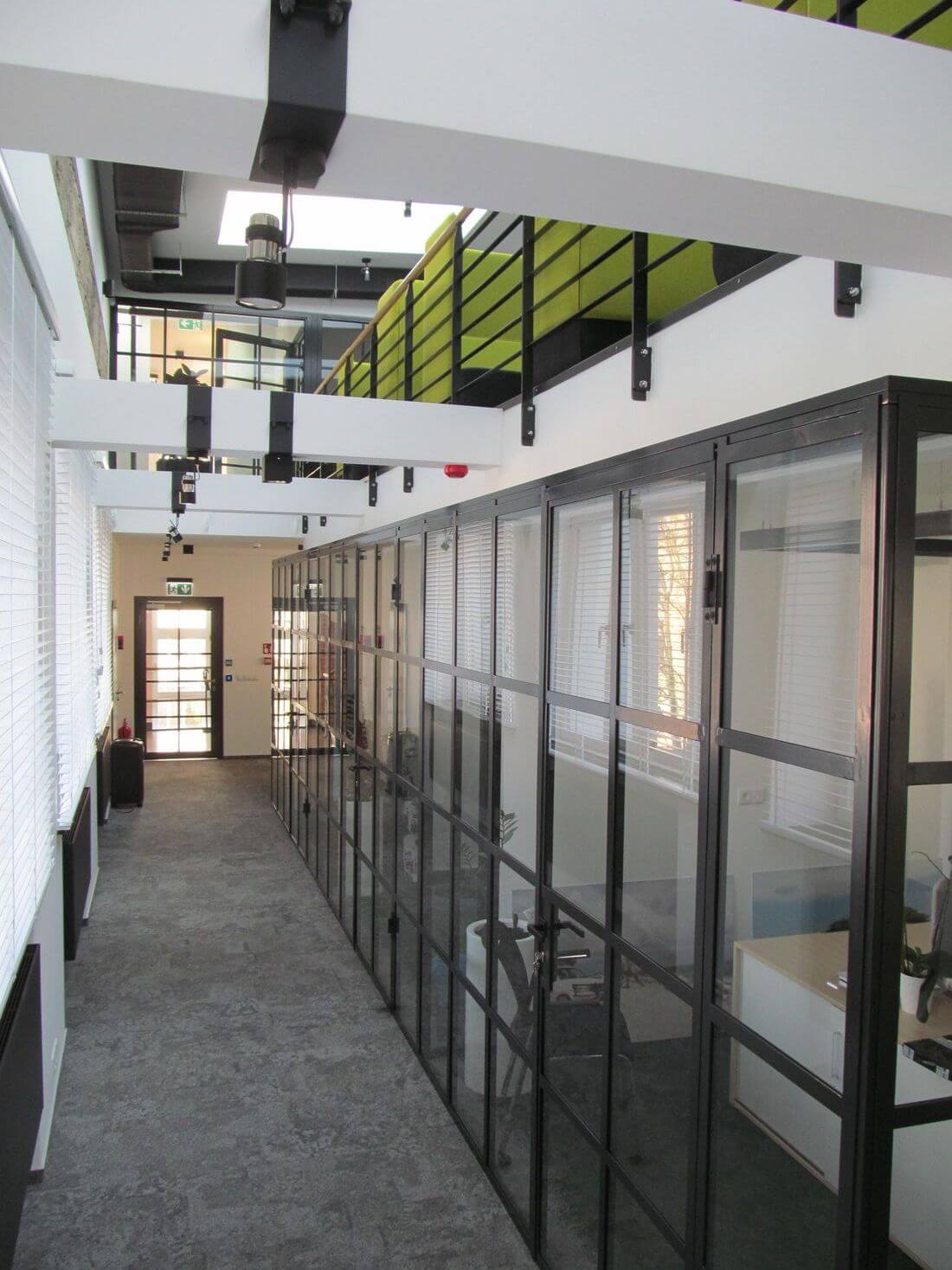 EIP Loft System Industrial Loft Doors and Loft Walls made of structural steel and glass in Warsaw